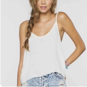 Brandy Melville Sheer White Tank